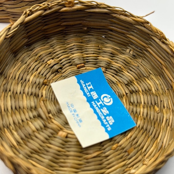 🧺 Vintage Hand-Woven Nesting Baskets – Set of 3 | Mini Boho Organizers - Picture 7 of 16